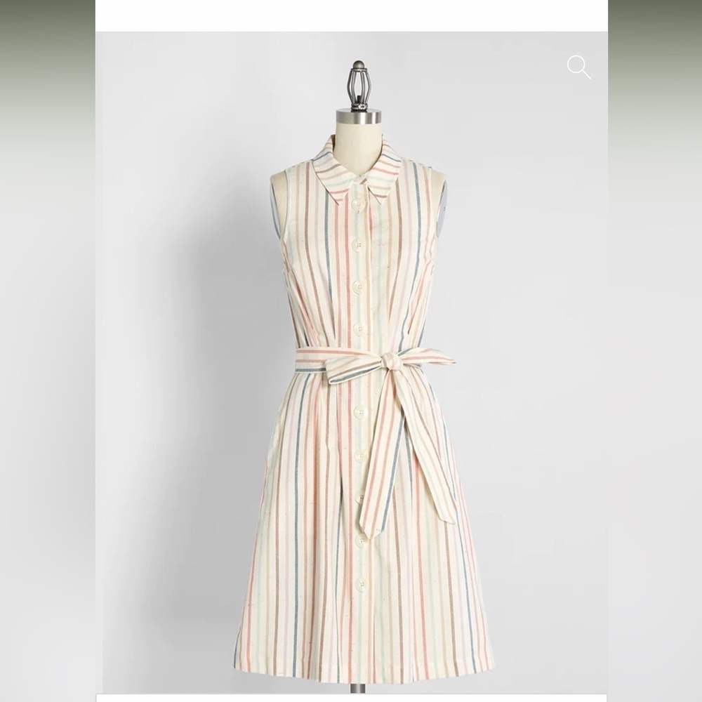 Modcloth Can't Slow My Roll Shirt Dress 2X